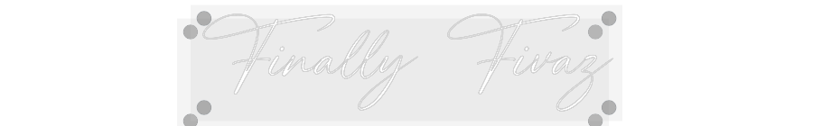 Custom Neon: Finally Fivaz