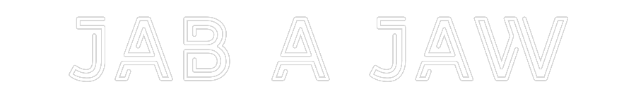 Custom Neon: JAB A JAW