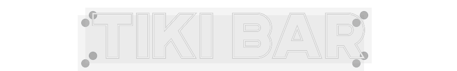 Custom Neon: Tiki Bar