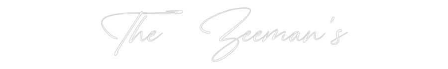 Custom Neon: The Zeeman’s