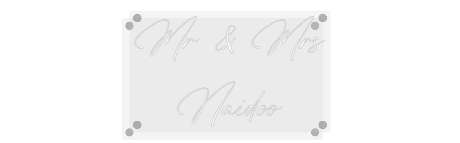Custom Neon: Mr & Mrs
Nai...
