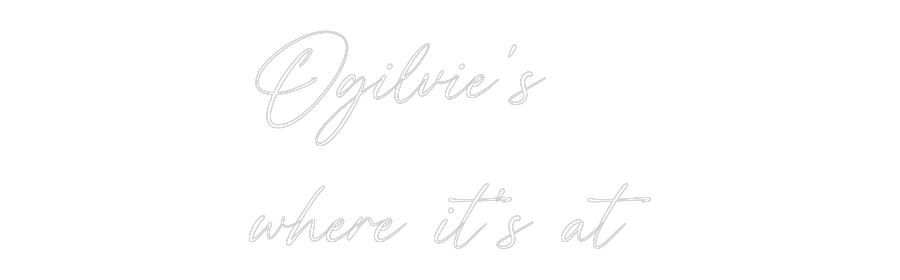 Custom Neon: Ogilvie’s
wh...