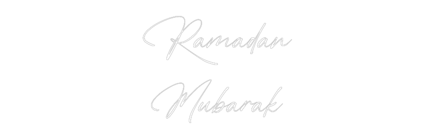 Custom Neon: Ramadan
Mub...