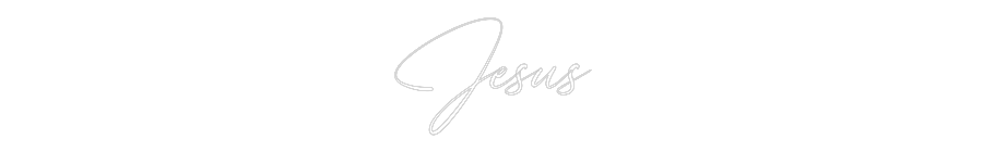 Custom Neon: Jesus