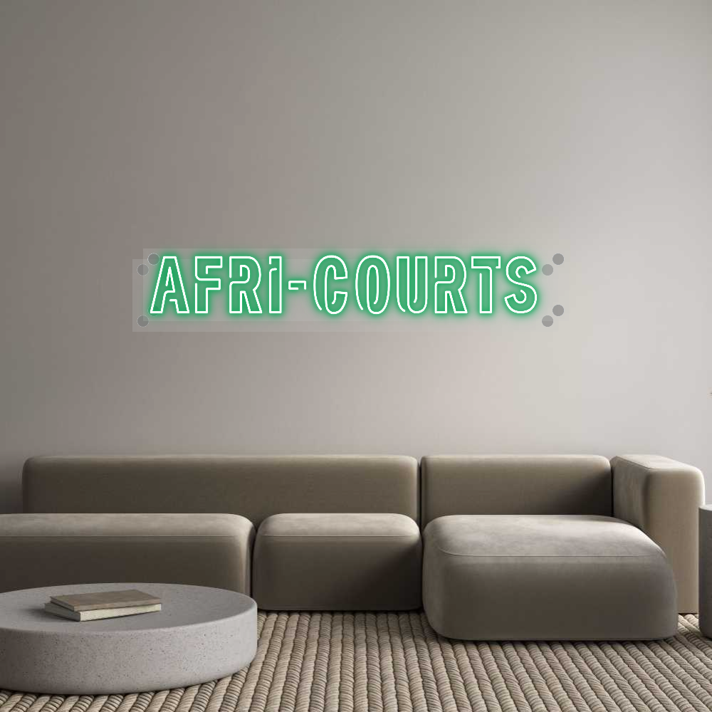 Custom Neon: Afri-Courts