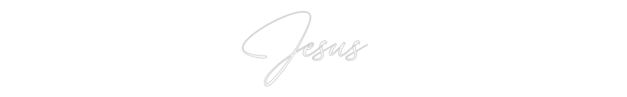 Custom Neon: Jesus