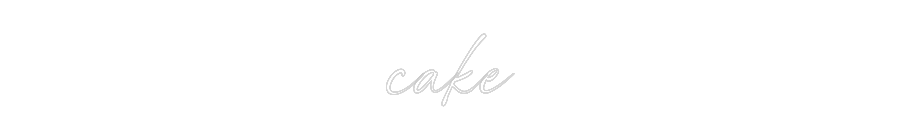 Custom Neon: cake