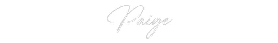 Custom Neon: Paige