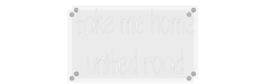 Custom Neon: take me home
...