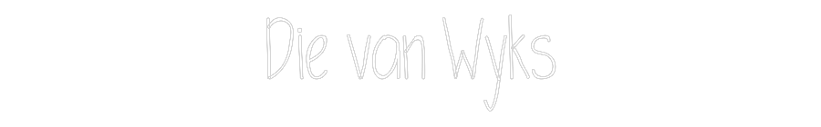 Custom Neon: Die van Wyks