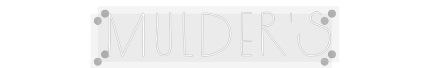 Custom Neon: Mulder’s