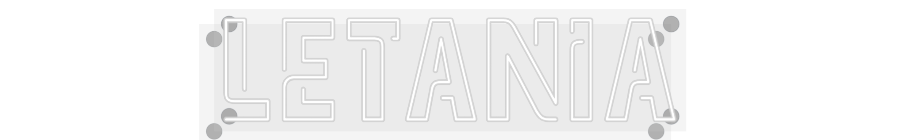 Custom Neon: Letania