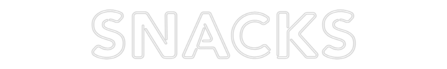 Custom Neon: SNACKS