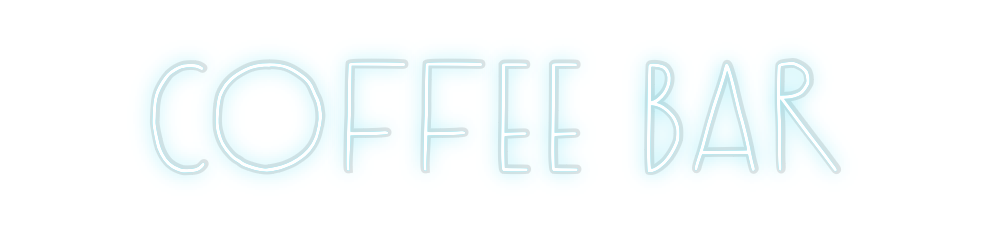 Custom Neon: Coffee Bar