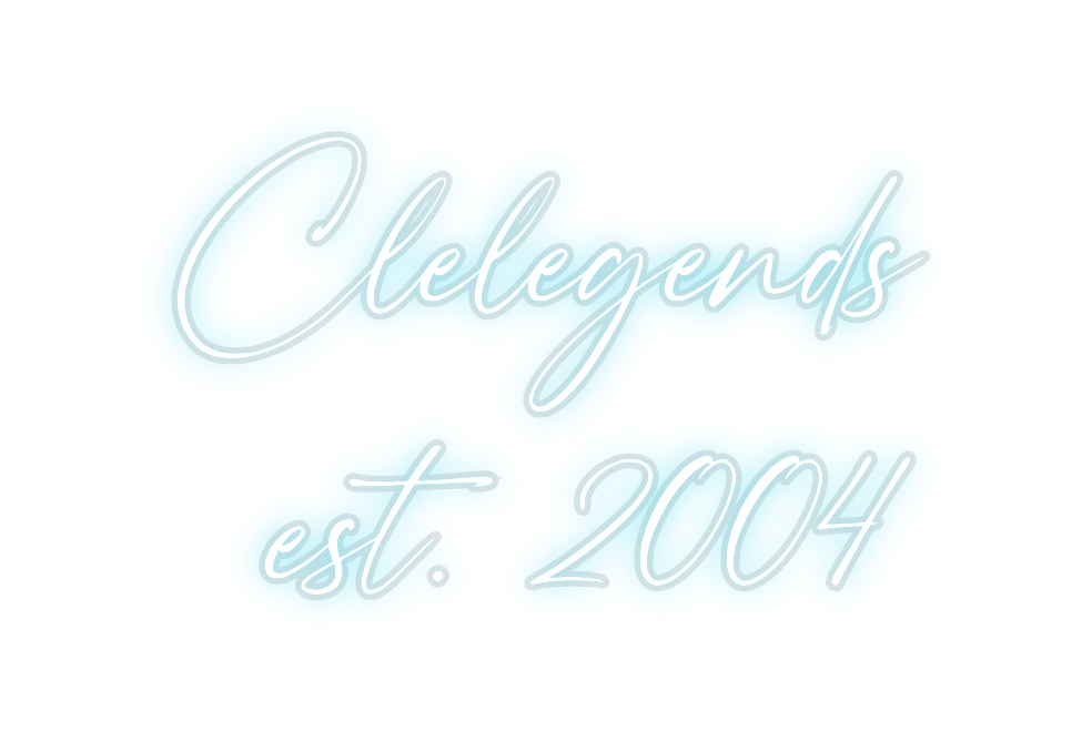 Custom Neon: Clelegends
...