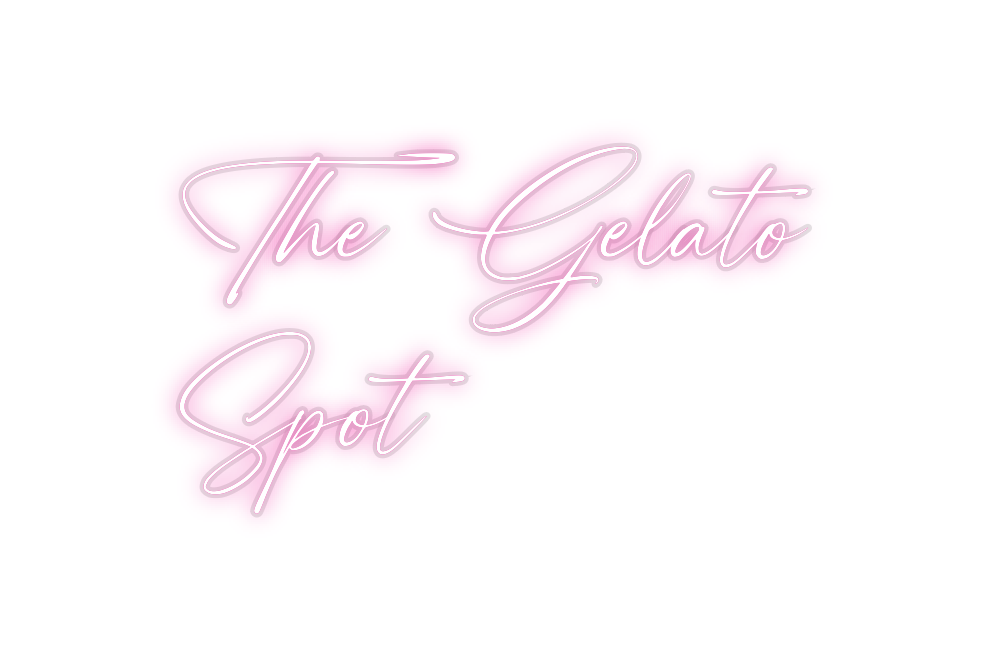 Custom Neon: The Gelato
Spot