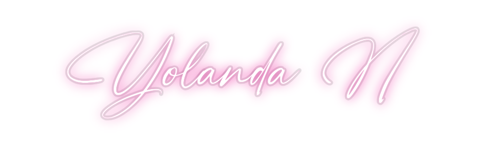 Custom Neon: Yolanda N
