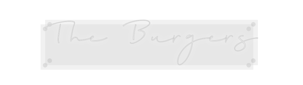 Custom Neon: The Burgers