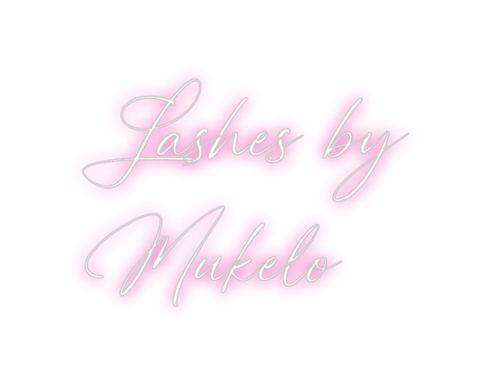 Custom Neon: Lashes by
Mu...