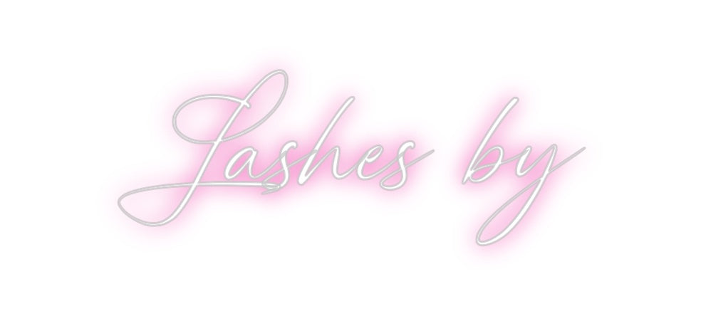 Custom Neon: Lashes by