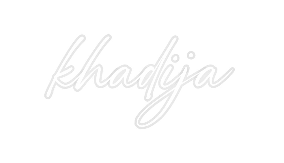 Custom Neon: khadija