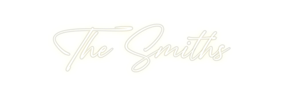 Custom Neon: The Smiths