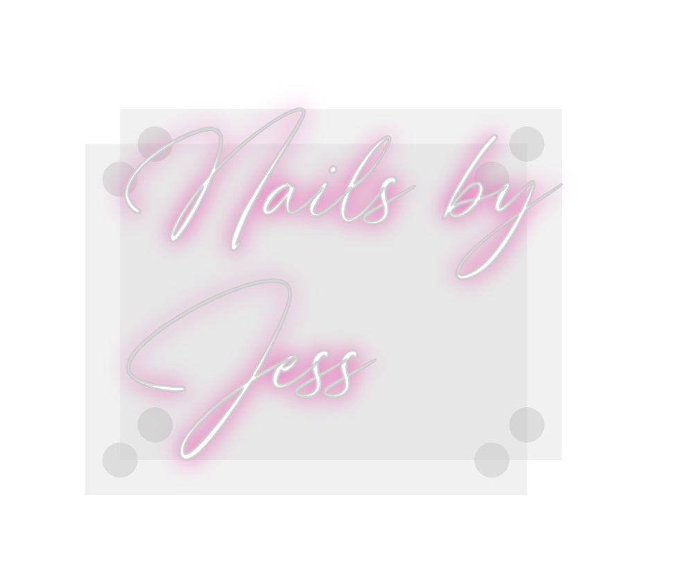 Custom Neon: Nails by
Jess