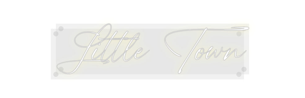 Custom Neon: Little Town