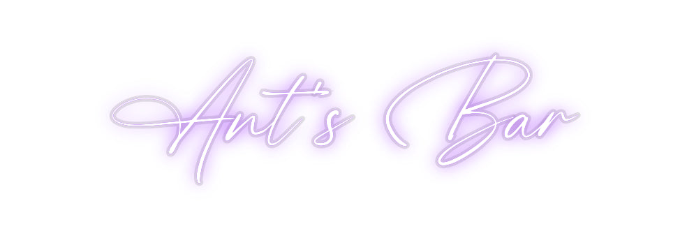 Custom Neon: Ant’s Bar