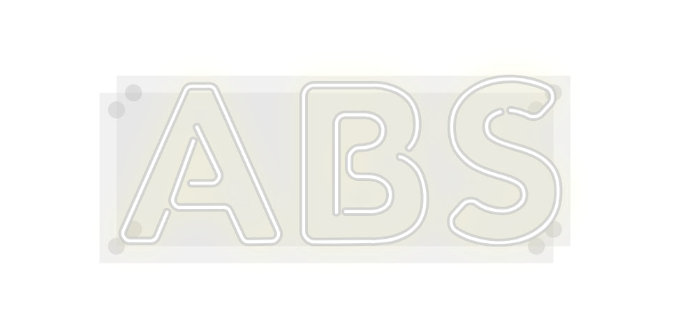 Custom Neon: ABS