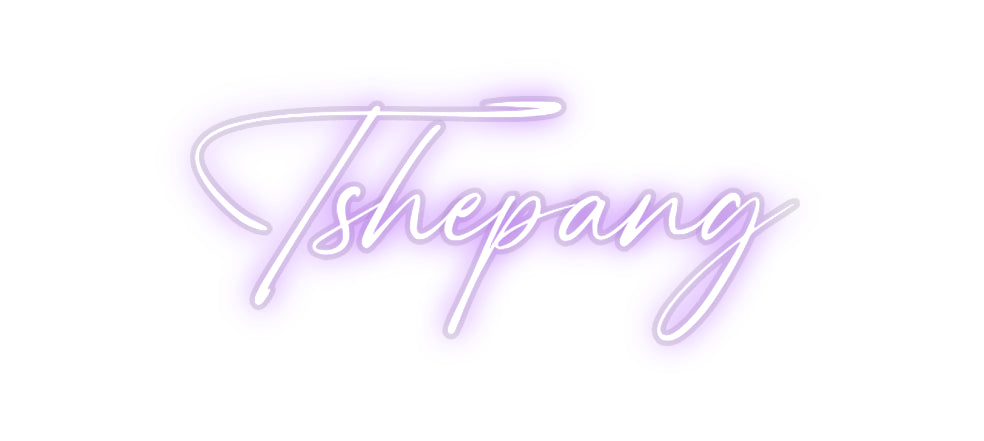 Custom Neon: Tshepang