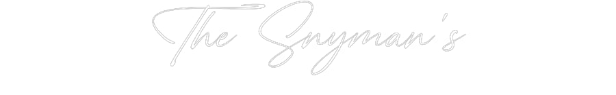 Custom Neon: The Snyman’s