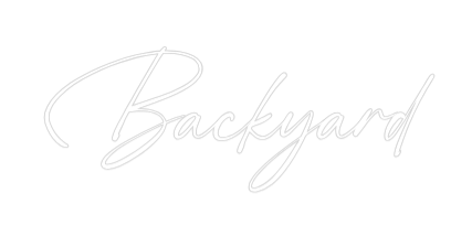 Custom Neon: Backyard