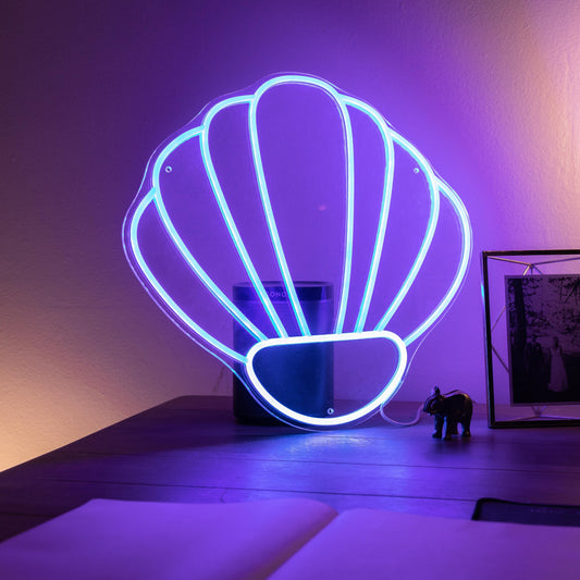 Peaceful Shell - LED Mini Glow Sign