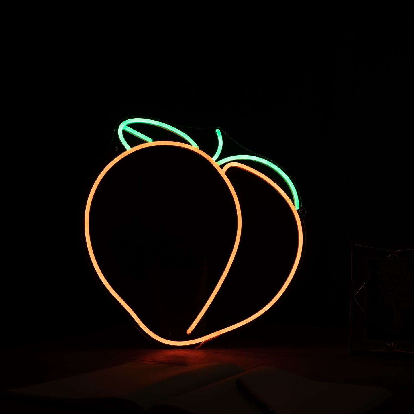 Peach - LED Mini Glow Sign