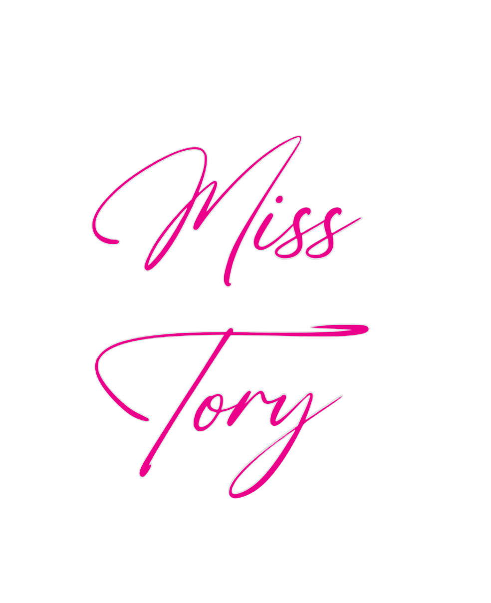 Custom Neon: Miss
Tory