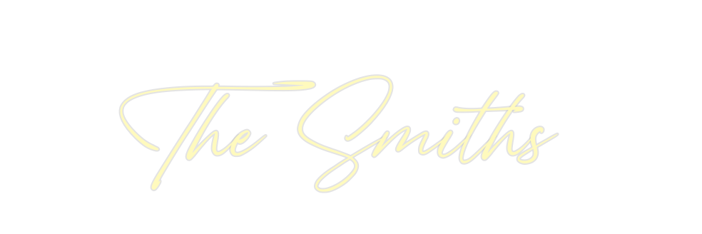 Custom Neon: The Smiths