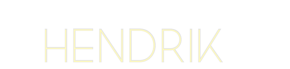 Custom Neon: Hendrik