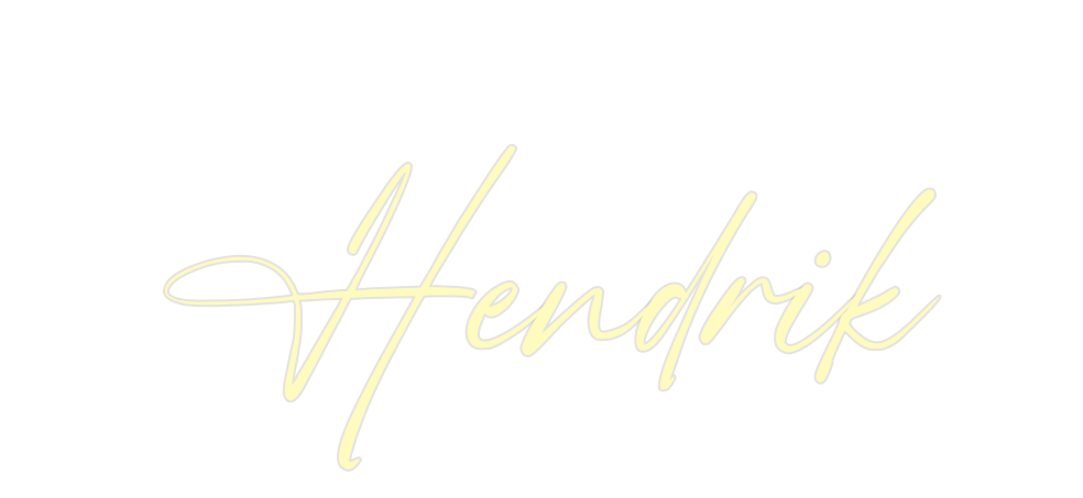 Custom Neon: Hendrik