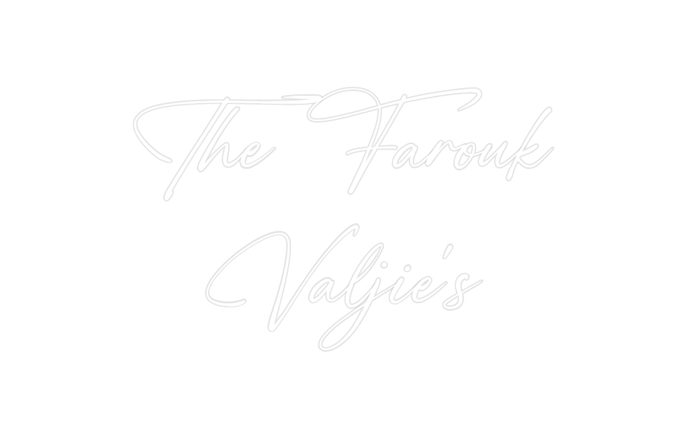 Custom Neon: The Farouk
Va...