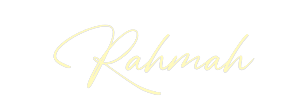 Custom Neon: Rahmah