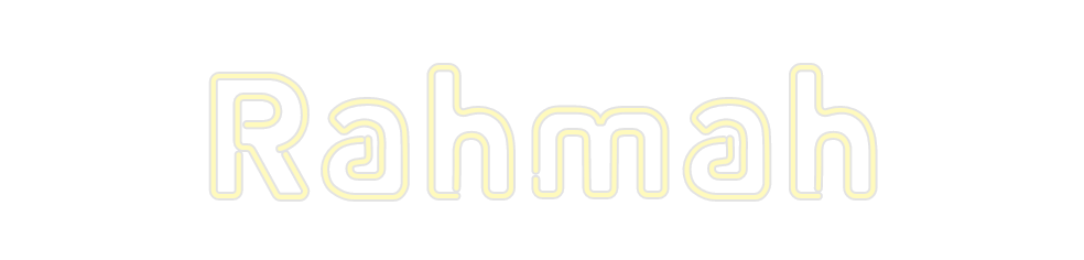 Custom Neon: Rahmah