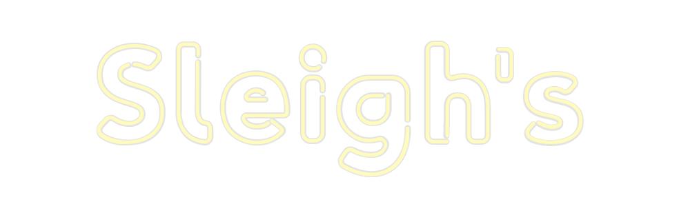 Custom Neon: Sleigh's