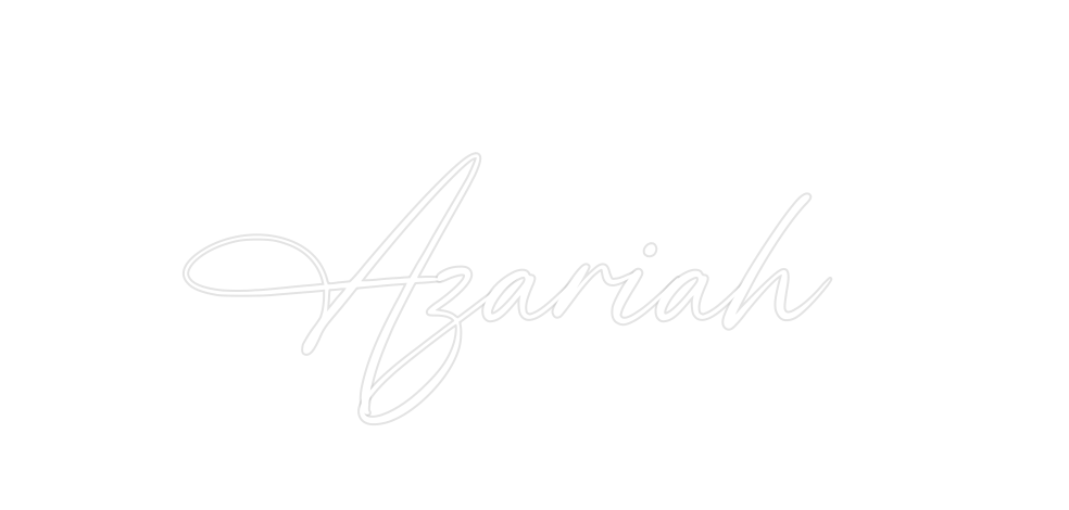 Custom Neon: Azariah