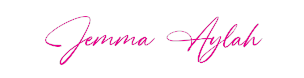 Custom Neon: Jemma Aylah