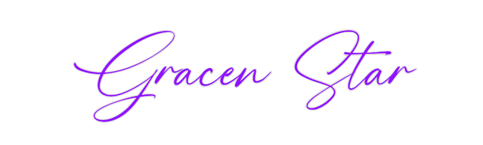 Custom Neon: Gracen Star