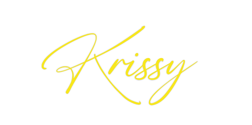 Custom Neon: Krissy