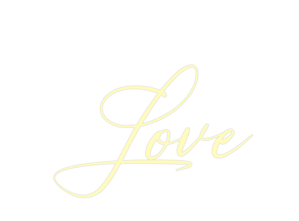 Custom Neon: Love