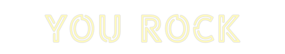 Custom Neon: You Rock