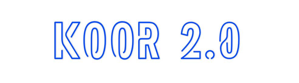 Custom Neon: Koor 2.0